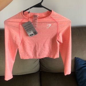 GymShark medium seamless crop top